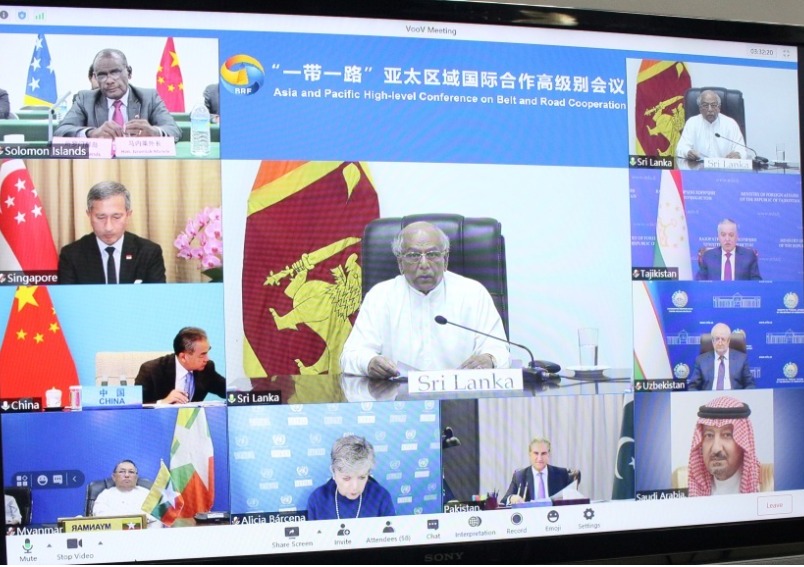 Foreign Minister Dinesh Gunawardena attends the Asia-Pacific High Level Conference on Belt and Road Cooperation