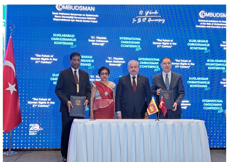 Ombudsmen of Sri Lanka & Türkiye signs bilateral cooperation MoU in Ankara