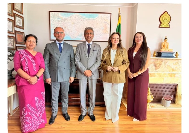 The Ambassador-designate of Sri Lanka to Türkiye Niluka Kadurugamuwa today had a constructive meeting with the President of International Investment and Business Confederation (ULUSKON)