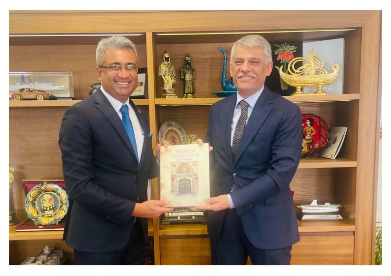 Ambassador Niluka Kadurugamuwa paid a courtesy call on Deputy Minister of Culture and Tourism of Türkiye, Nadir Alpaslan today.