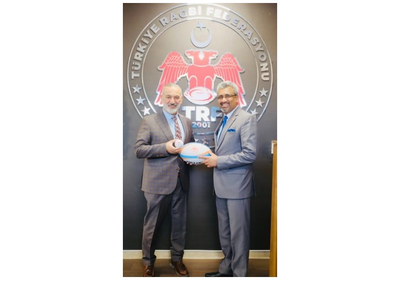 Ambassador Niluka Kadurugamuwa met with Mr. Nahit Şahin, President of the Rugby Federation, and Mr. Baki Pekbak, Vice President of the Cricket Branch of Türkiye on 19th February 2026,
