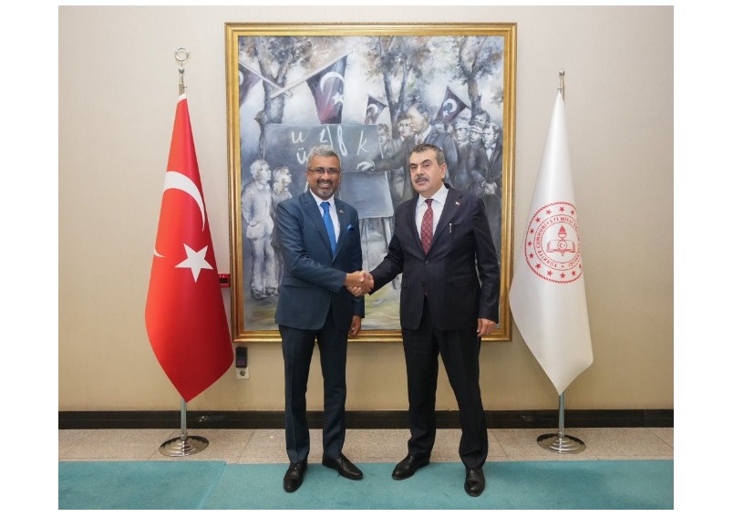 Ambassador of Sri Lanka to Türkiye, Niluka Kadurugamuwa paid a courtesy call on Prof. Yusuf Tekin, Minister of National Education of the Republic of Türkiye