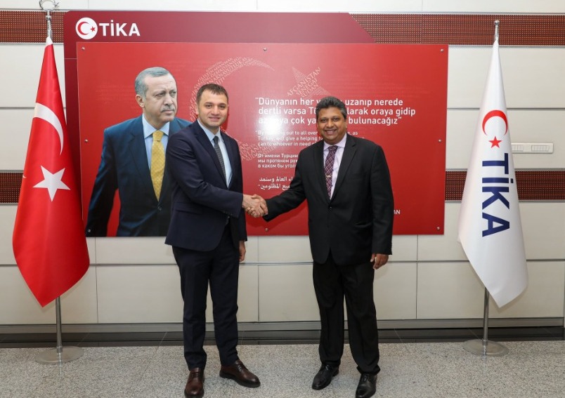 Director General for Europe and North America Affairs of the Ministry of Foreign Affairs, Foreign Employment and Tourism of Sri Lanka, Sugeeshwara Gunaratna met with Vice President of the Turkish Cooperation and Coordination Agency (TİKA), Dr. Ali Er