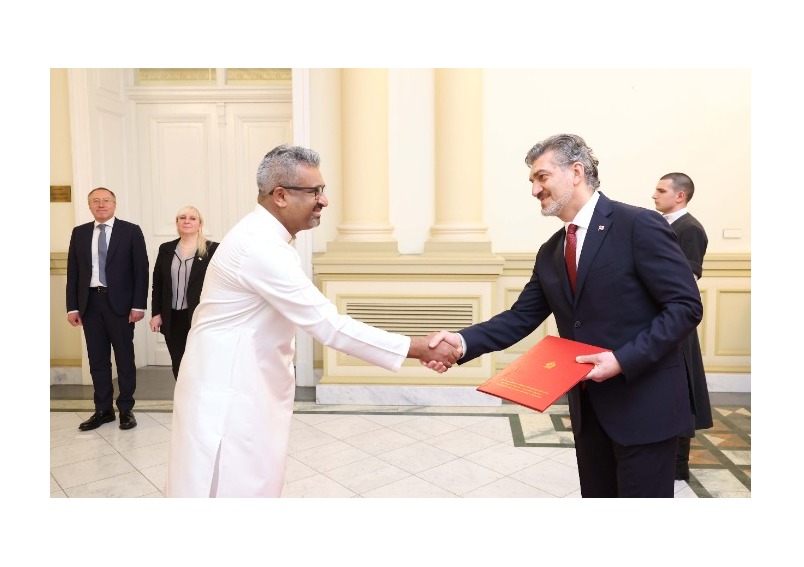 Ambassador of Sri Lanka Presents Credentials to the President of Georgia