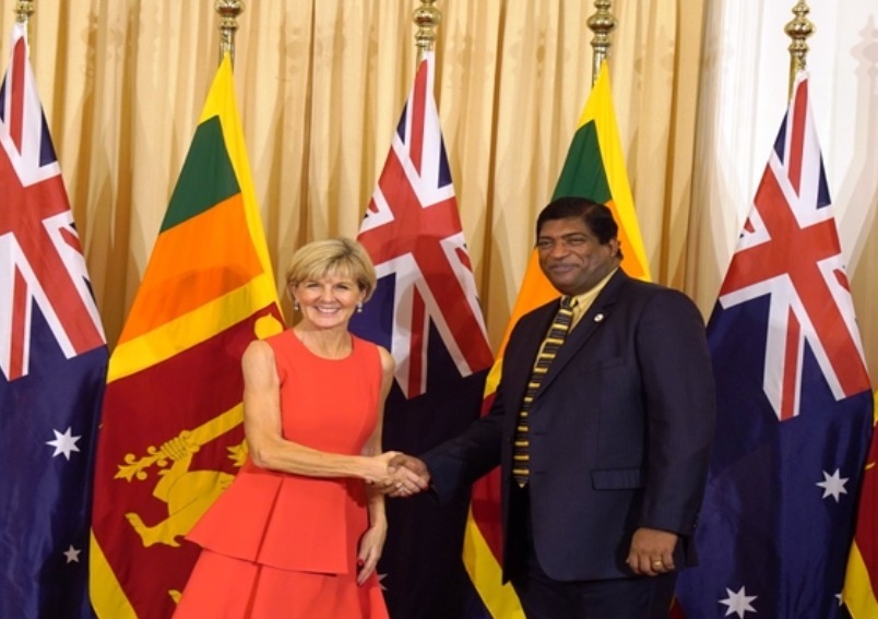 Statement by Hon. Ravi Karunanayake, Minister of Foreign Affairs following bilateral talks with Hon. Julie Bishop, Minister for Foreign Affairs of Australia