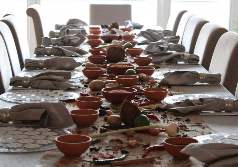 Traditional Food Demonstration at Sri Lanka Residence