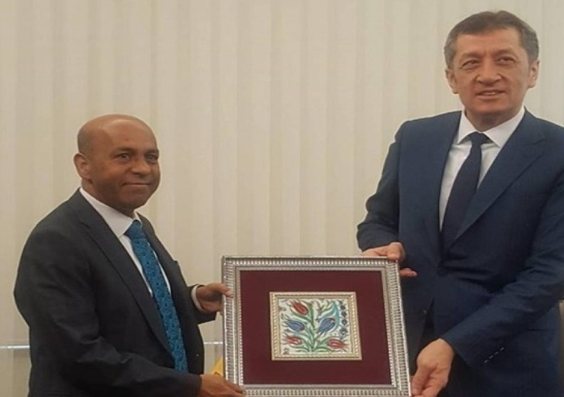 Ambassador met H.E. Ziya Selçuk, Minister of National Education of Turkey
