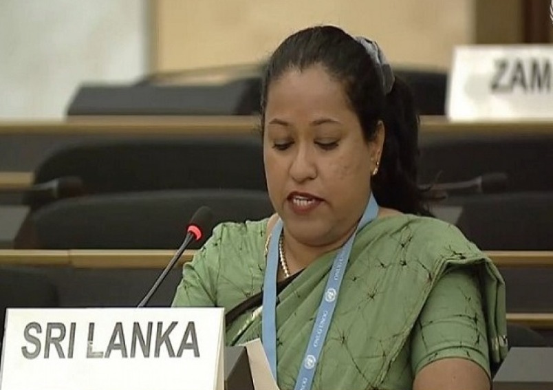 The Statement by Sri Lanka at the 44th Session of the Human Rights Council was made by Ms Dayani Mendis, Actg. Permanent Representative of Sri Lanka to the United Nations in Geneva on 16 July 2020.