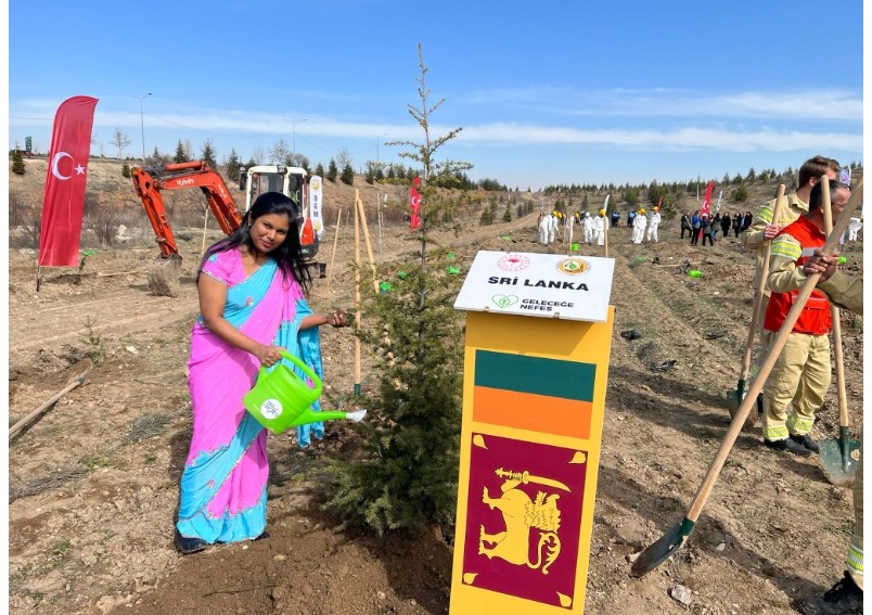 Sri Lanka joins the International Day of Forests Event in Türkiye in memory of Earthquake Victims