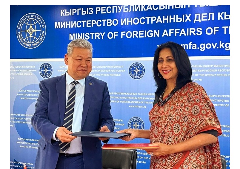 Inaugural Foreign Office Consultations between Sri Lanka and Kyrgyz Republic held in Bishkek