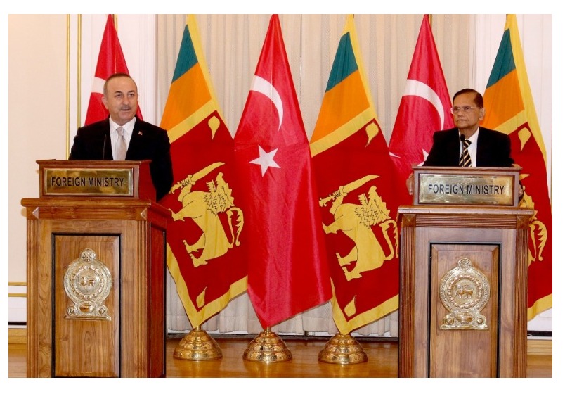 The Minister of Foreign Affairs of Turkey pays an official visit to Sri Lanka