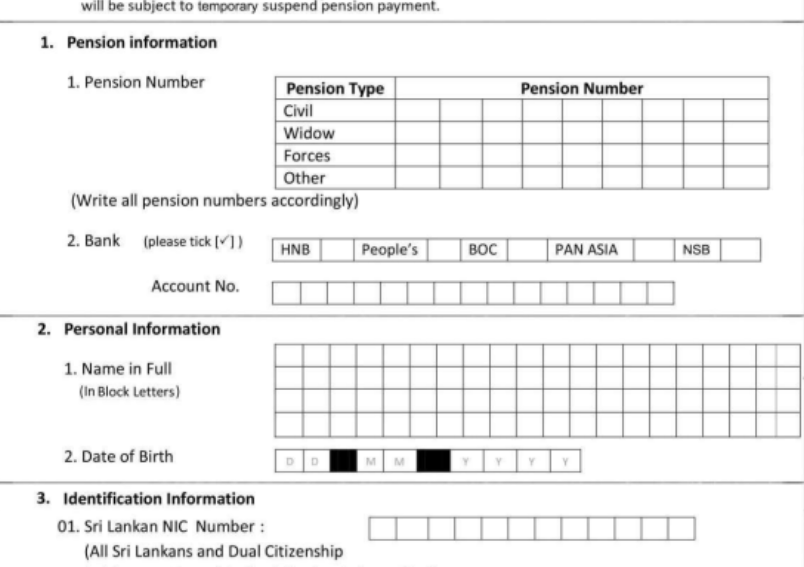 Instructions for submitting Life/Residence Certificate applications for the year 2025