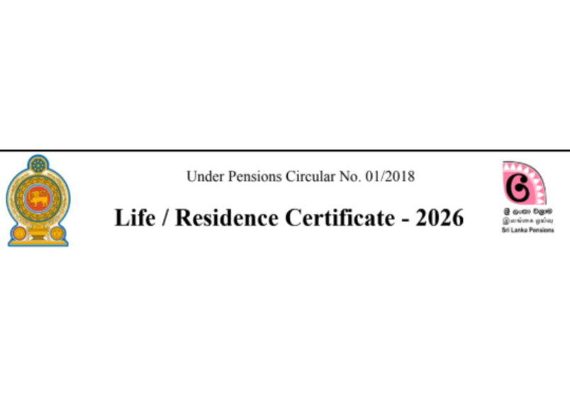 Instructions for submitting Life/Residence Certificate applications for the year 2026