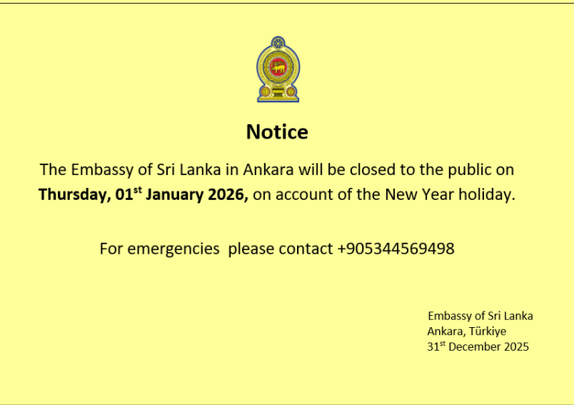 Holiday Notice