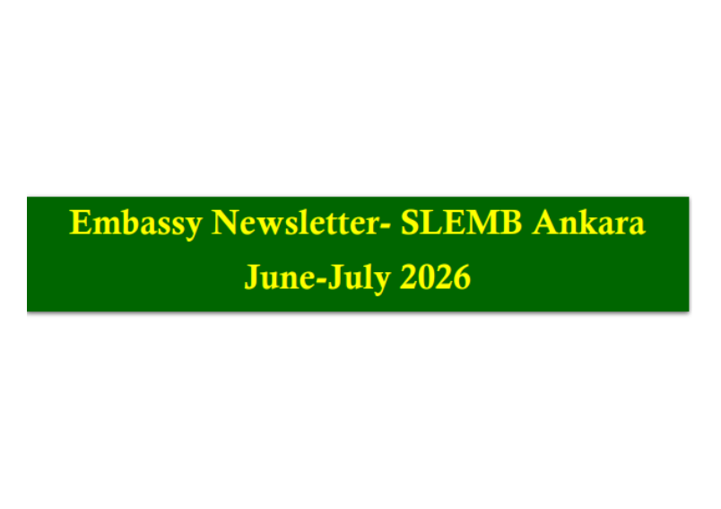 Embassy News Letter- June-July 2026