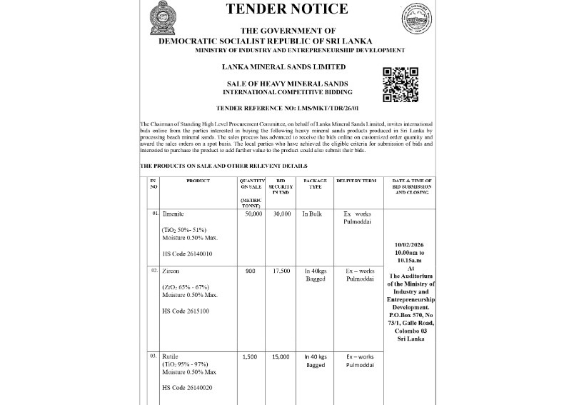 Tender Notice