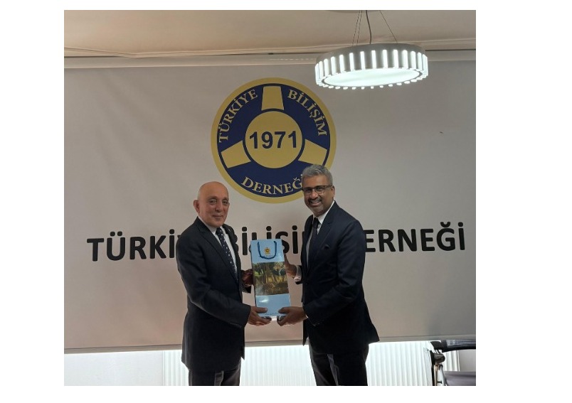 The Ambassador and his team had a productive meeting with the President of the Informatics Association of Türkiye (TBD)